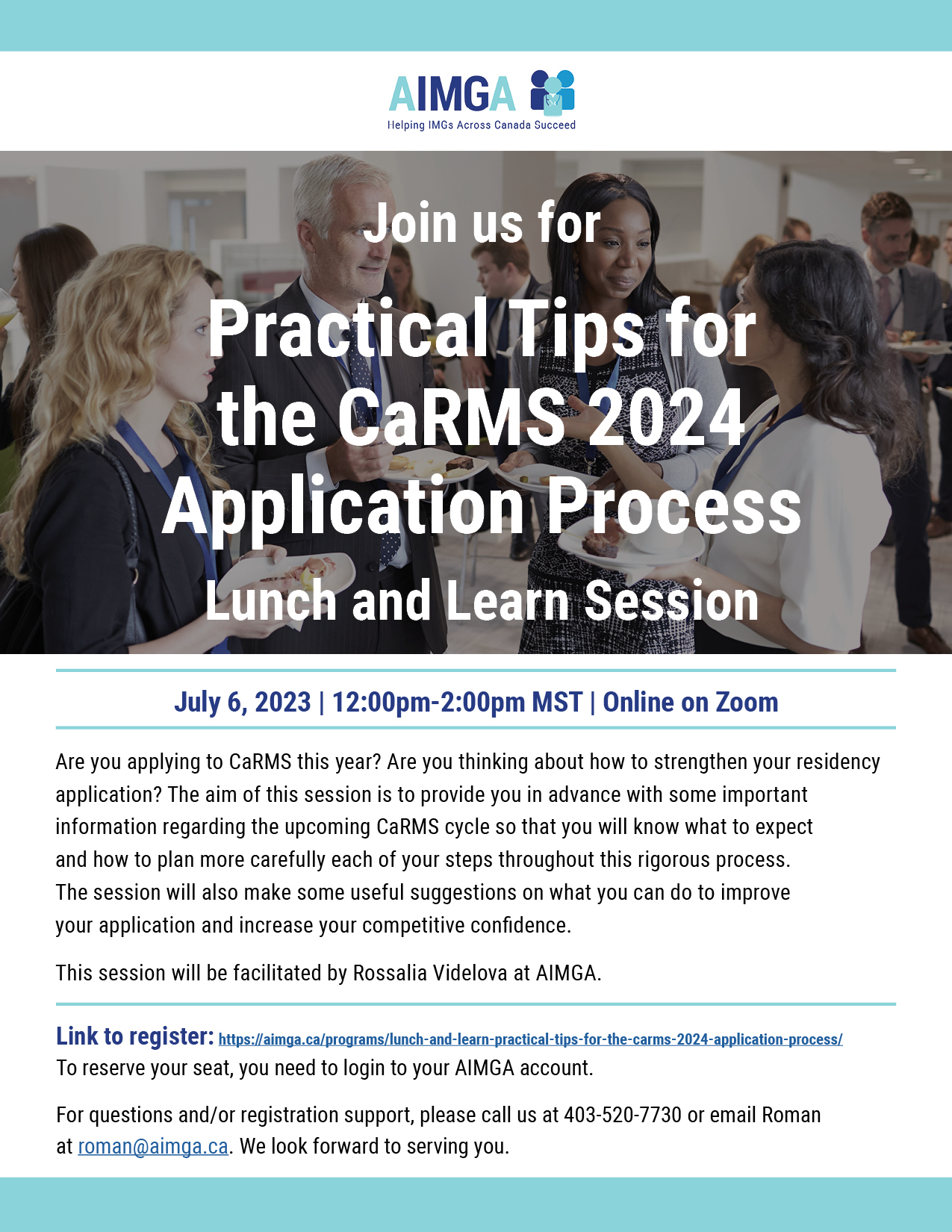 Lunch and Learn Practical Tips for the CaRMS 2024 Application Process